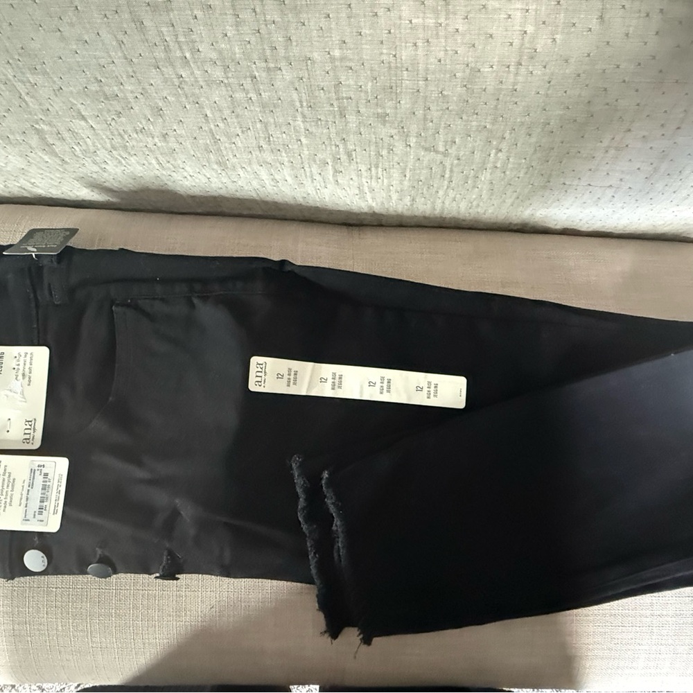 a.n.a Black High-Rise Jeans